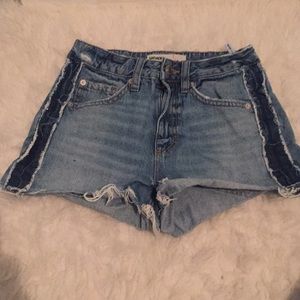 Garage mom jean shorts